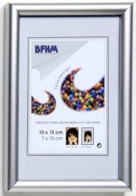 Obrazový rám BF A s antireflexním sklem barva elox stříbrná matná